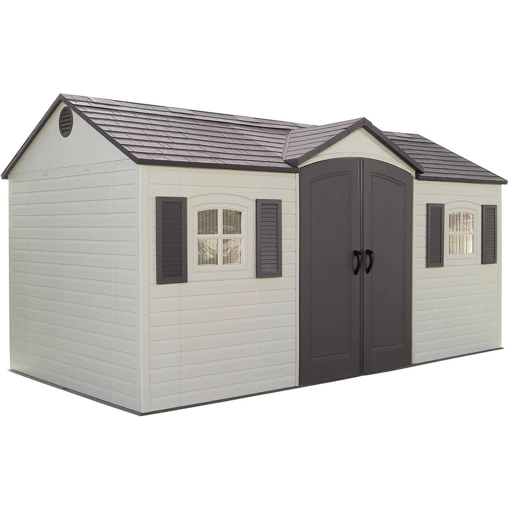 Lifetime 15 ft x 8 ft Large Outdoor Storage Shed – Heavy-Duty Resin Garden Shed - UniongearworksGarden ShedsuniongearworksUniongearworksUGW-AUT-JACK-016Lifetime 15 ft x 8 ft Large Outdoor Storage Shed – Heavy-Duty Resin Garden Shed049174064465