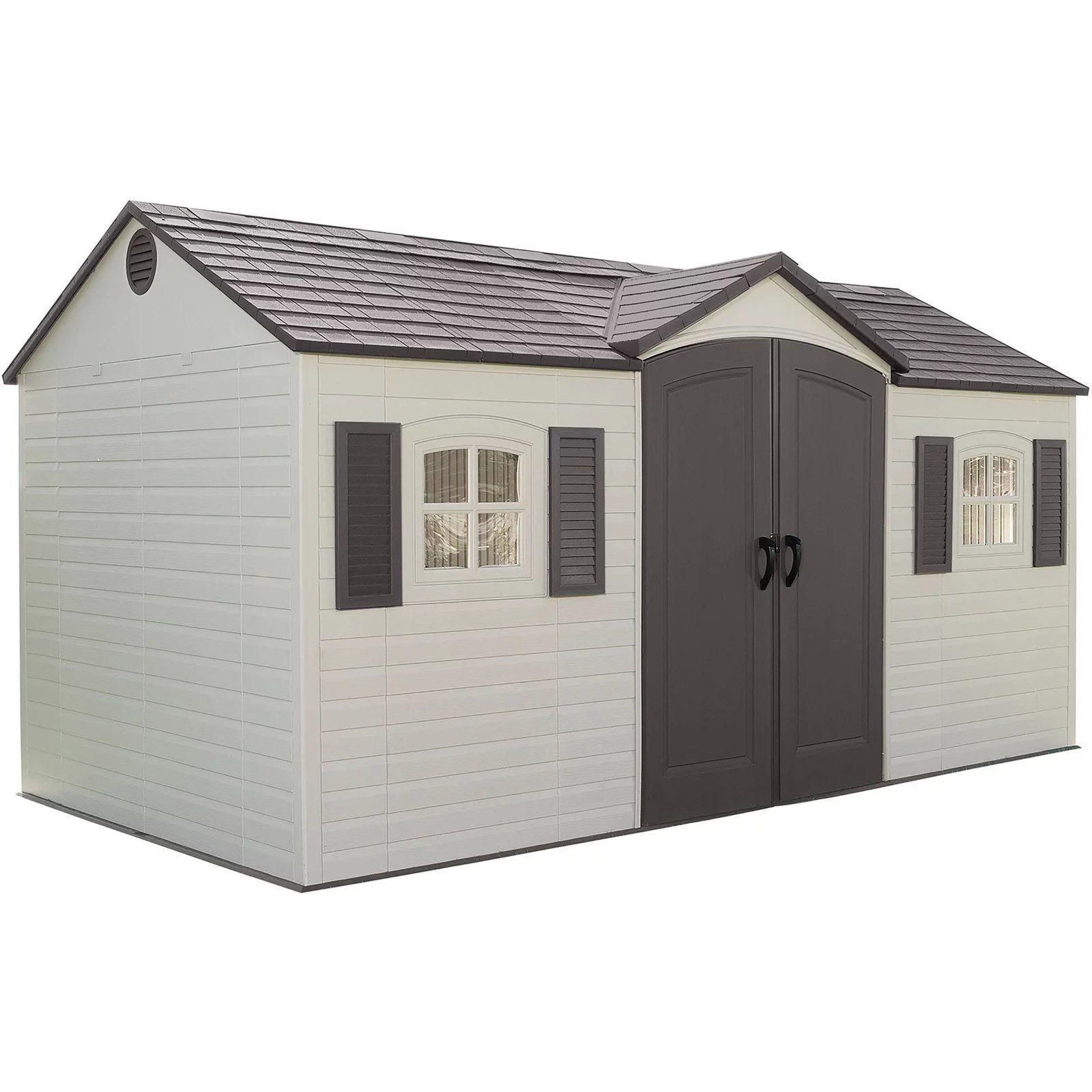 Lifetime 15 ft x 8 ft Large Outdoor Storage Shed – Heavy-Duty Resin Garden Shed - UniongearworksGarden ShedsuniongearworksUniongearworksUGW-AUT-JACK-016Lifetime 15 ft x 8 ft Large Outdoor Storage Shed – Heavy-Duty Resin Garden Shed049174064465