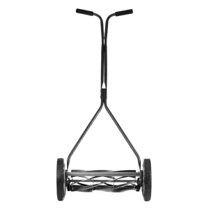 uniongearworks 16-Inch 7-Blade Manual Reel Lawn Mower – Gas-Free Push Mower