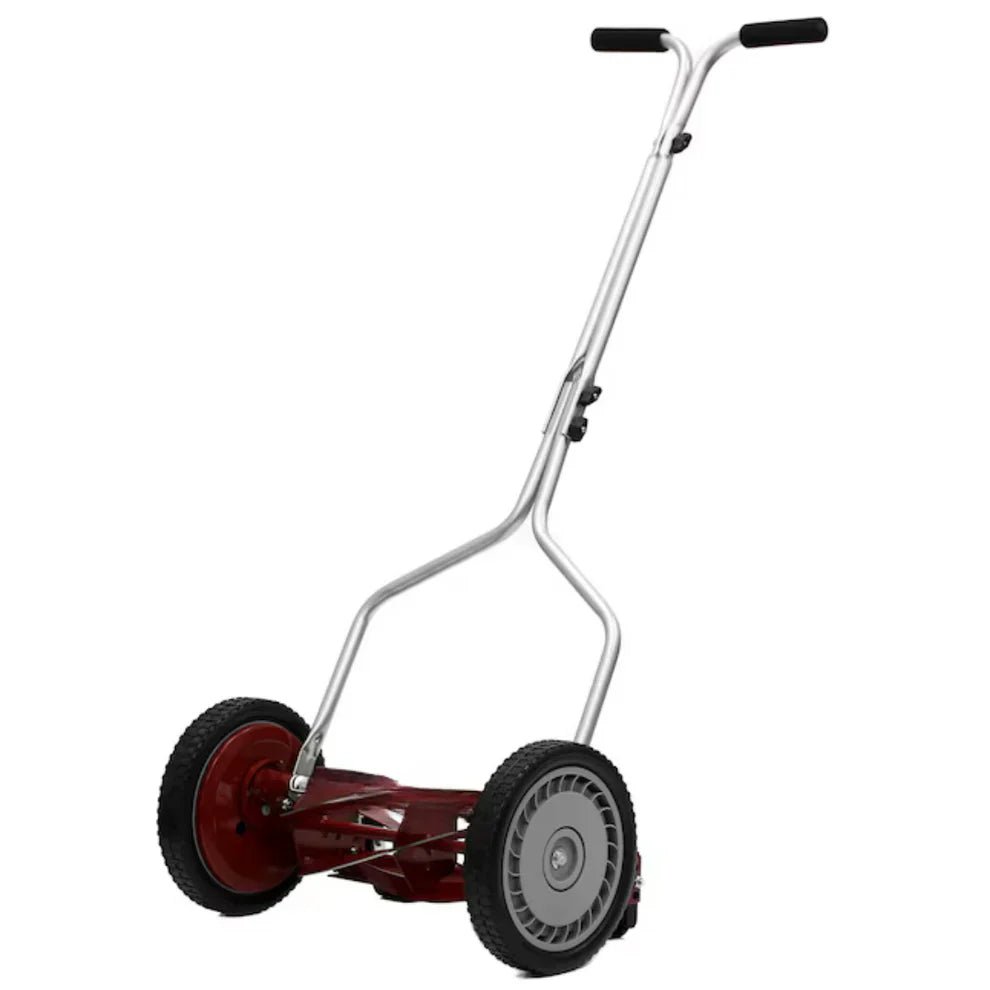 uniongearworks 14-Inch 5-Blade Manual Reel Lawn Mower – Compact Eco-Friendly Mower
